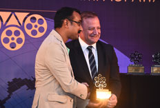 Day 1 - IIFTC Tourism Impact Awards - Y Rajeev Reddy, First Frame entertainments with HE Archil Dzuliashvili, Ambassador of Georgia