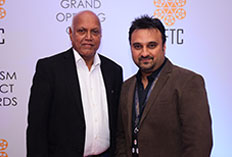 IIFTC Red Carpet  - Manmohan Shetty with Harshad Bhagwat - Director IIFTC