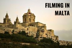 Filming in Malta