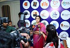 Suhasini Maniratnam addressing media