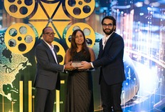 IIFTC Awards - MTPA, EDB – Mauritius, Nanda Narrainen, Director - Creative Industries, Economic Development Board, Mauritius & Zeenat Gangee, Tourism Promotion Manager – Mauritius Tourism Promotion Authority to Rishabh Chopra